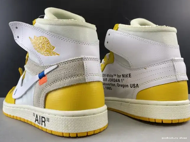 Air NRG Dark Yellow-Cone 1 AQ0818-149 Powder White Off-White x Jordan 0524